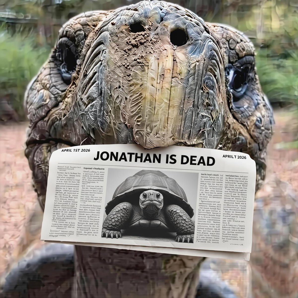 Jonathan The Tortoise (Worlds Oldest Animal) tweet media