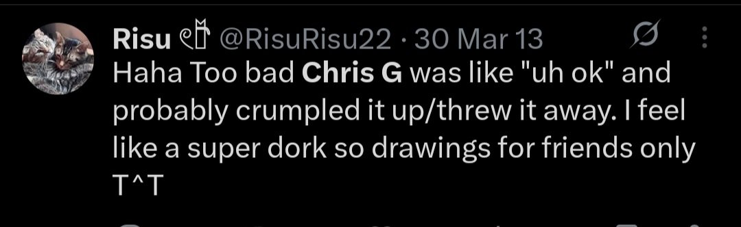 Chris G tweet media