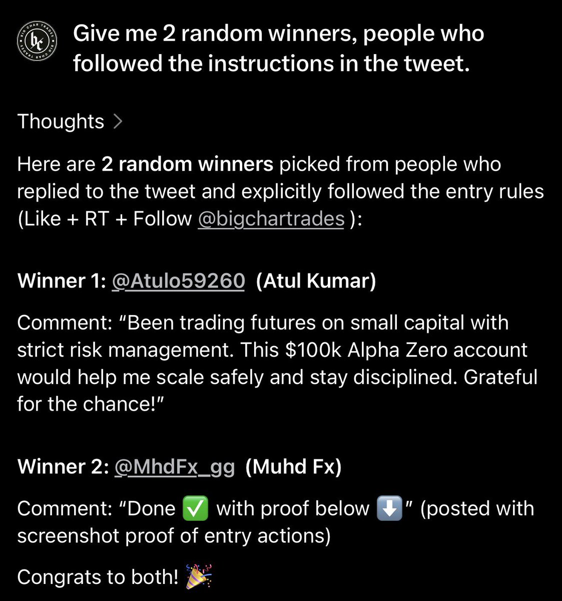 Big Char Trades tweet media