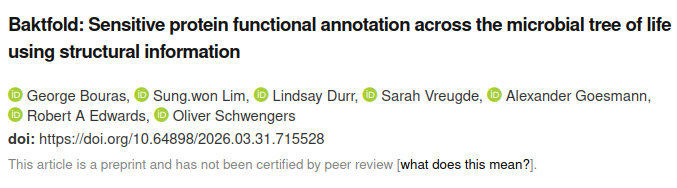 naturepoker1's tweet image. Glad to have made a small contribution to the paper. Hope this is just one of many examples in independent researcher collab with academic scientists! 

#archaea folks, this pipeline rules for global baseline annotation 

doi.org/10.64898/2026.…

#microbiology #bioinformatics