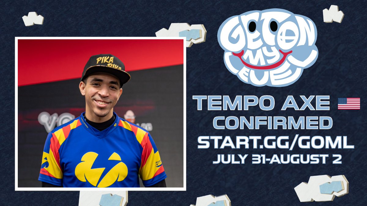 Get On My Level☁️July 31-Aug 2☁️start.gg/GOML tweet media