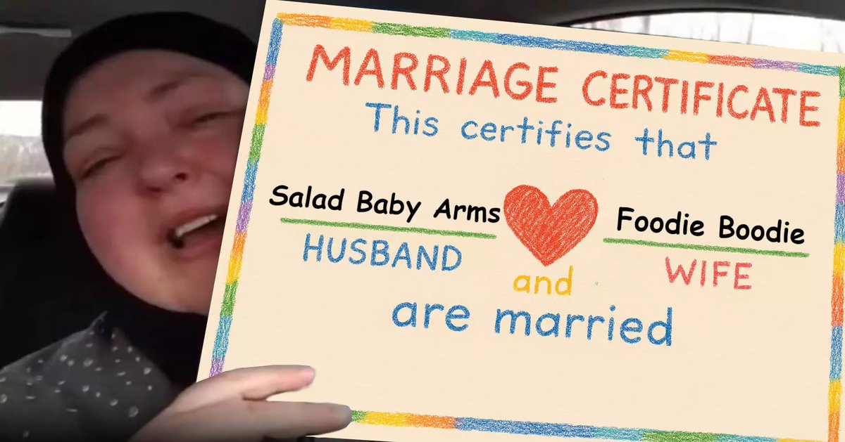 How dare you all question the authenticity of their marriage. 
#FoodieBeauty has been nothing but consistent and transparent ‒ if you ignore the plot holes, contradictions, and emergency rewrites. #Salah #GorlWorld #LolCow