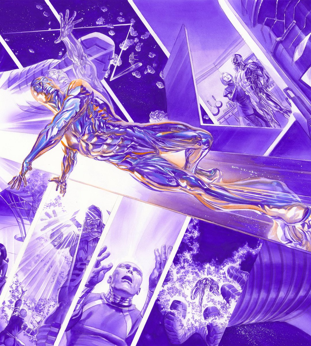 thealexrossart's tweet image. Announcing the new Silver Surfer print from the upcoming book MARVEL DIMENSIONS! 

Enter here for your chance to win a free signed print: alexrossart.com/pages/dimensio…

#silversurfer #marvelcomics #comicart