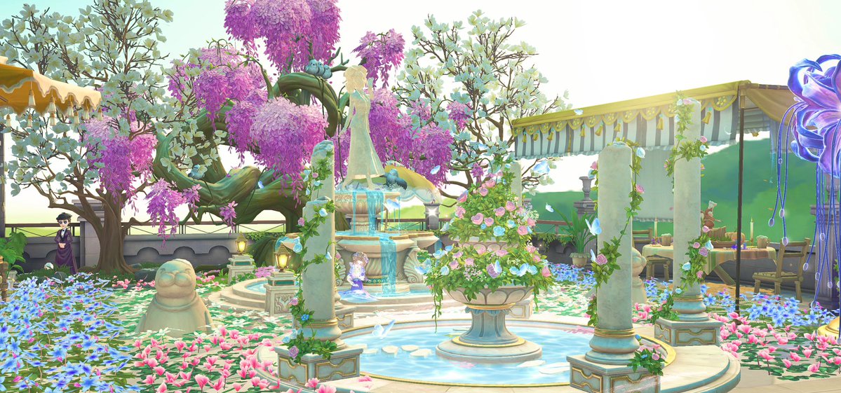 making an alice sanctuary… once i have enough clues i’ll buy another fountain and put memory next to alice 🥹