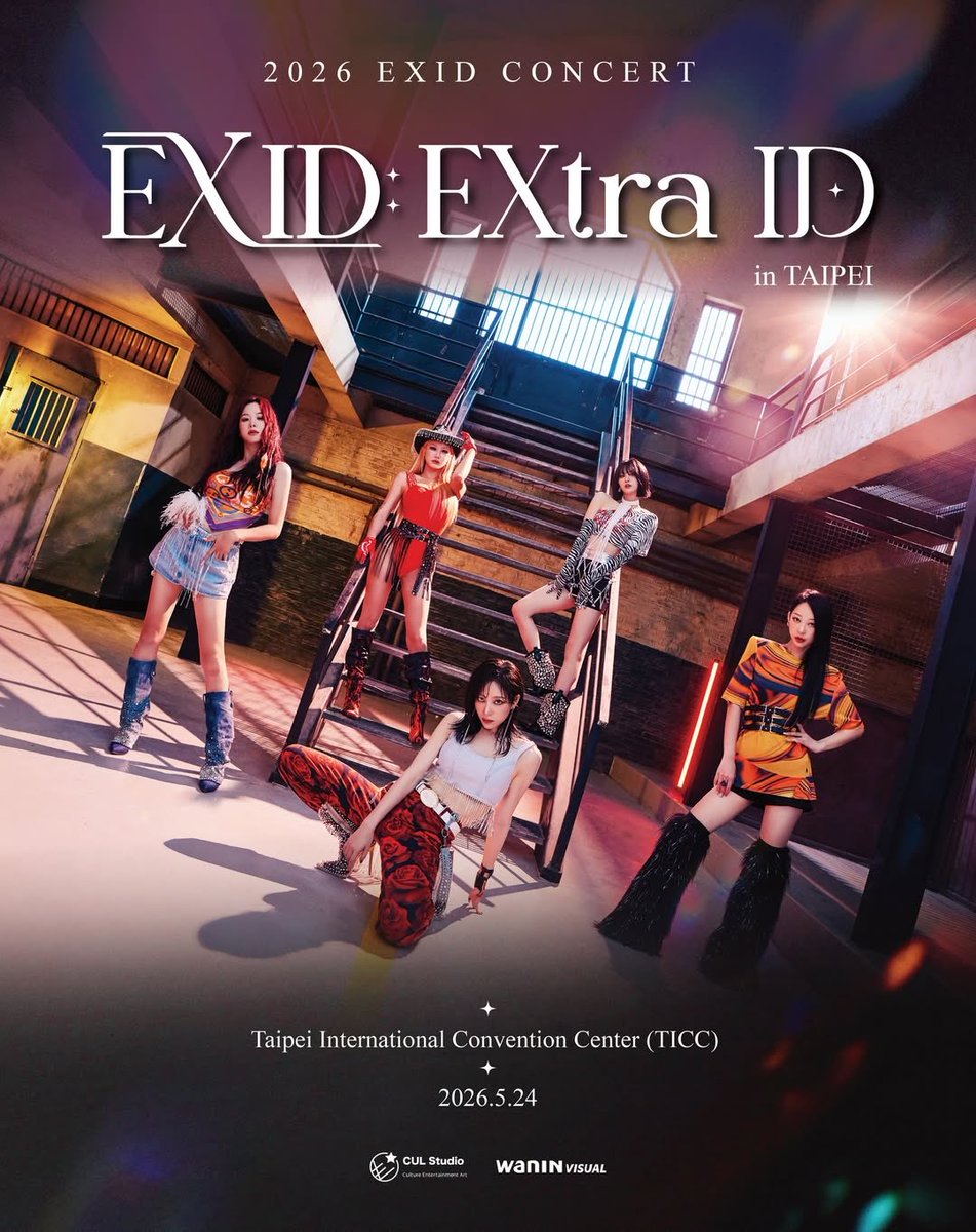 lee_z_x's tweet image. 🚨 EXCITING EXID NEWS! 🚨
May 24, 2026 (Sunday)
TICC Taipei International Conference Center
• Ticketing system: ibon (website under construction)
Ticket sales: April 18 (Sat) 11:00 AM
Organizer: WANIN Visual
#LEGGO #EXID 
❤️‍🔥❤️‍🔥❤️‍🔥❤️‍🔥❤️‍🔥
WE’RE BACK BABY!
