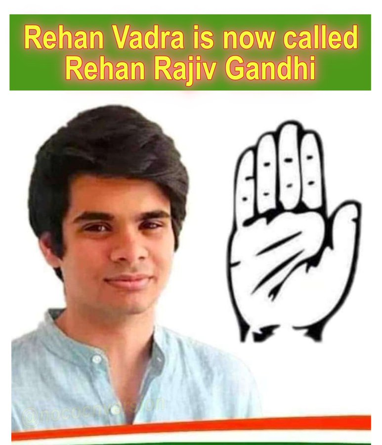 aanand_krishnaa's tweet image. What is stopping them from calling him Rehan Mohandas Karamchand Gandhi? #Pappu #Congress