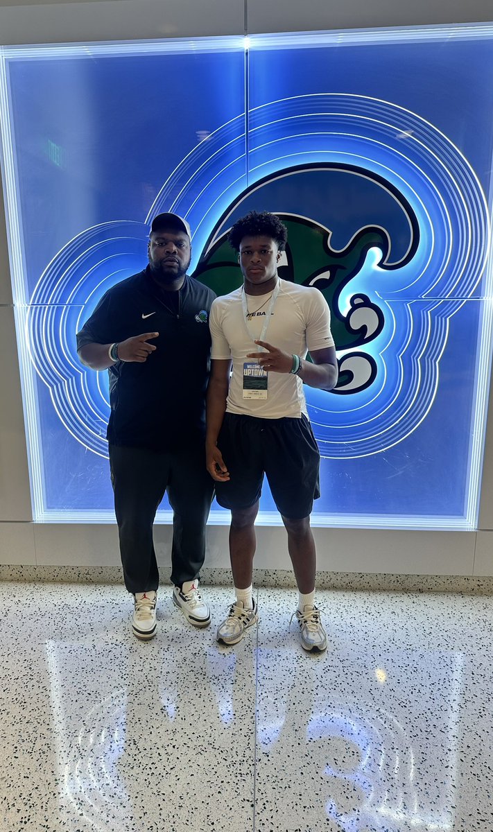 I had a great time today <a href="/GreenWaveFB/">Tulane Football</a> #UptownFootball!!! Awesome program and even better PEOPLE!!! Can’t wait to return this summer &amp; compete!!! #RollWave🌊🩵💚

<a href="/Coach_Hall7/">Will Hall</a> <a href="/Colton_Leggett/">Colton Leggett</a> <a href="/CoachSchexTU/">Kyle Schexnayder</a> <a href="/CoachDomino_1/">Keith Domino</a> <a href="/OLBeastCoach03/">Nate Fuqua</a> <a href="/JJMcCleskey/">JJ McCleskey</a> <a href="/K_Comarda/">Kelly Comarda</a> <a href="/CoachCarterTU/">#TTB</a>