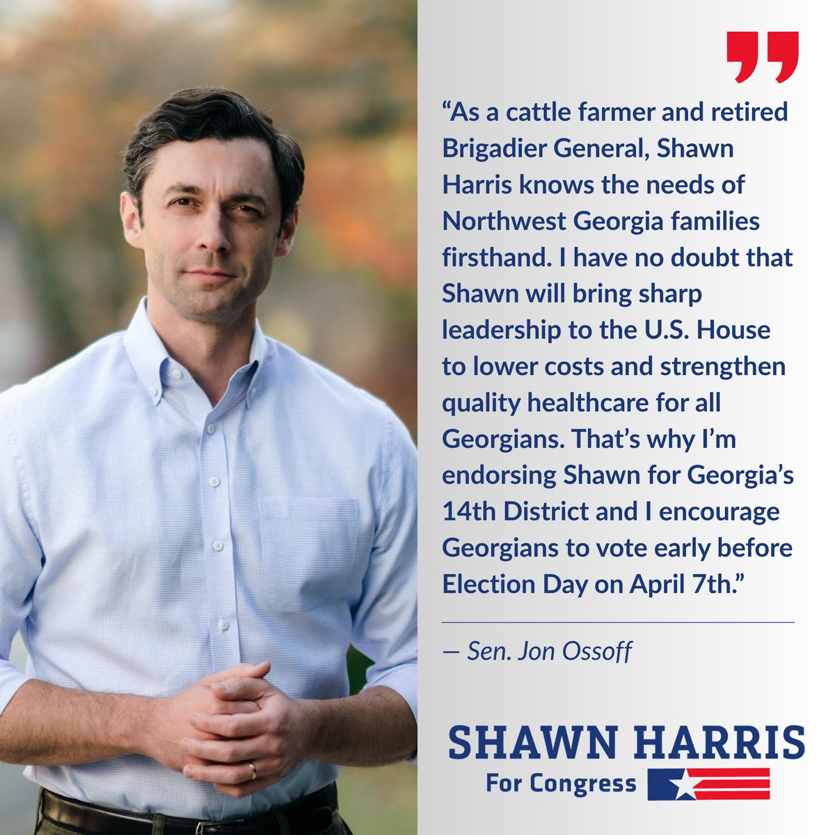 Shawn Harris for Congress tweet media