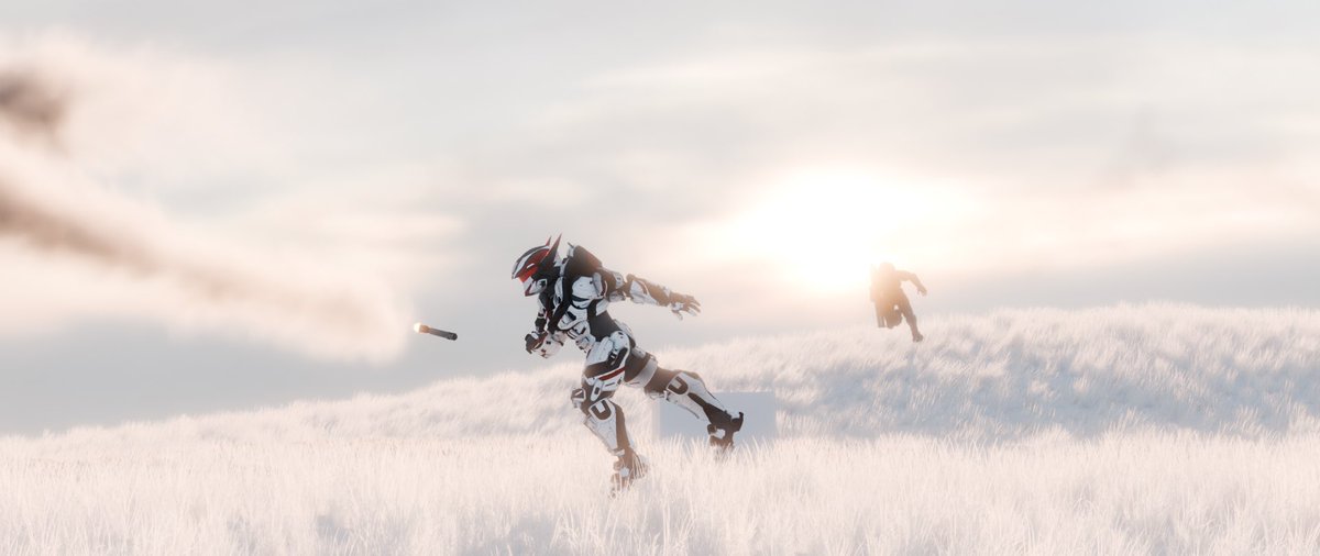 ArcticDamage's tweet photo. I accidentally caused the grass to look white and I ended up keeping that. https://t.co/yKMFZg1O7U