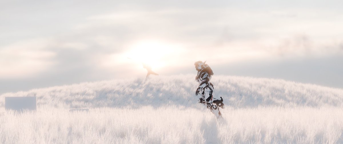 ArcticDamage's tweet photo. I accidentally caused the grass to look white and I ended up keeping that. https://t.co/yKMFZg1O7U