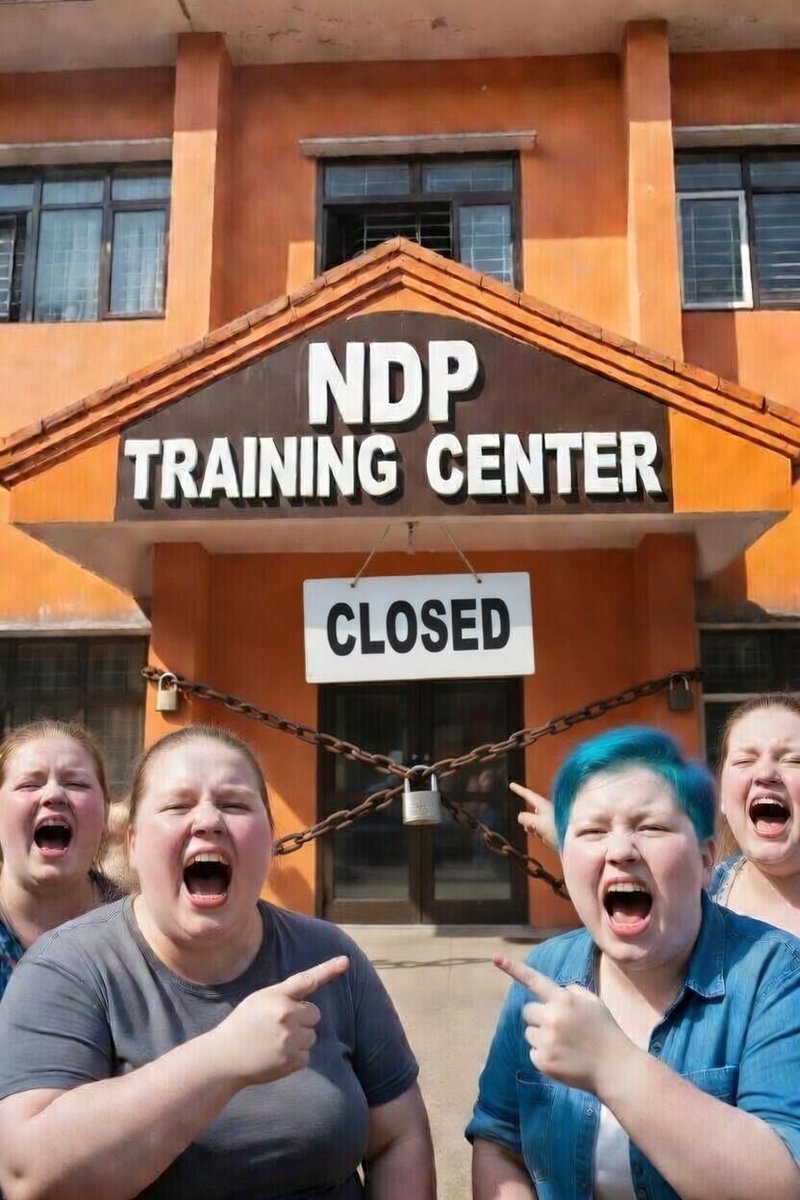 <a href="/nenshi/">Naheed Nenshi</a> Nenshi is really upset radical teachers won't be able to groom young minds anymore.

NDPs training grounds are closed for business.