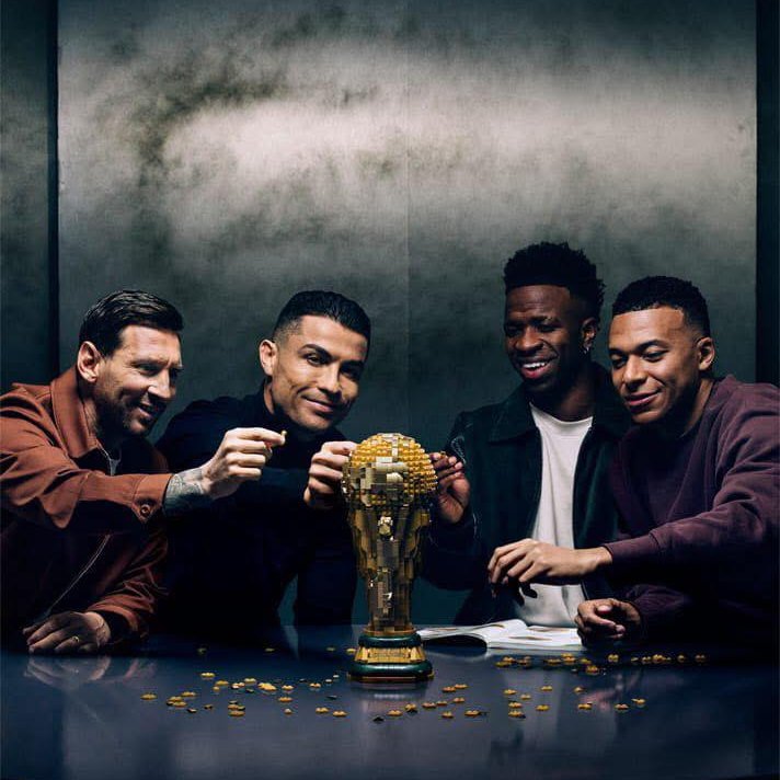 نجوم كرة القدم في اعلان ليجو لكأس العالم 🏆🤩