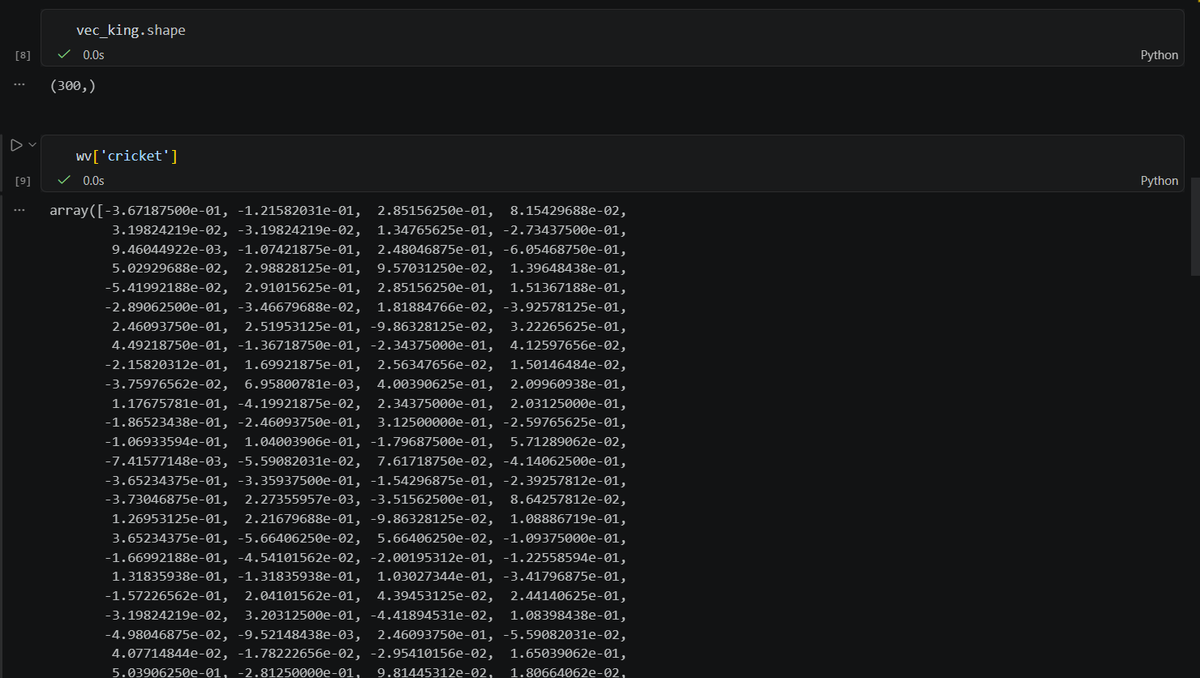 amn_singh0's tweet photo. Day 28 of #100DaysofCode
Completed NLP for ML
Learned about Word2Vec (CBOW &amp; Skip-gram), and  how word vectors are created and filtered also explored cosine similarity and average Word2Vec.
Got hands-on with the Gensim library to implement it in practice.

 #LearningInPublic https://t.co/mvjIHaRyJ3