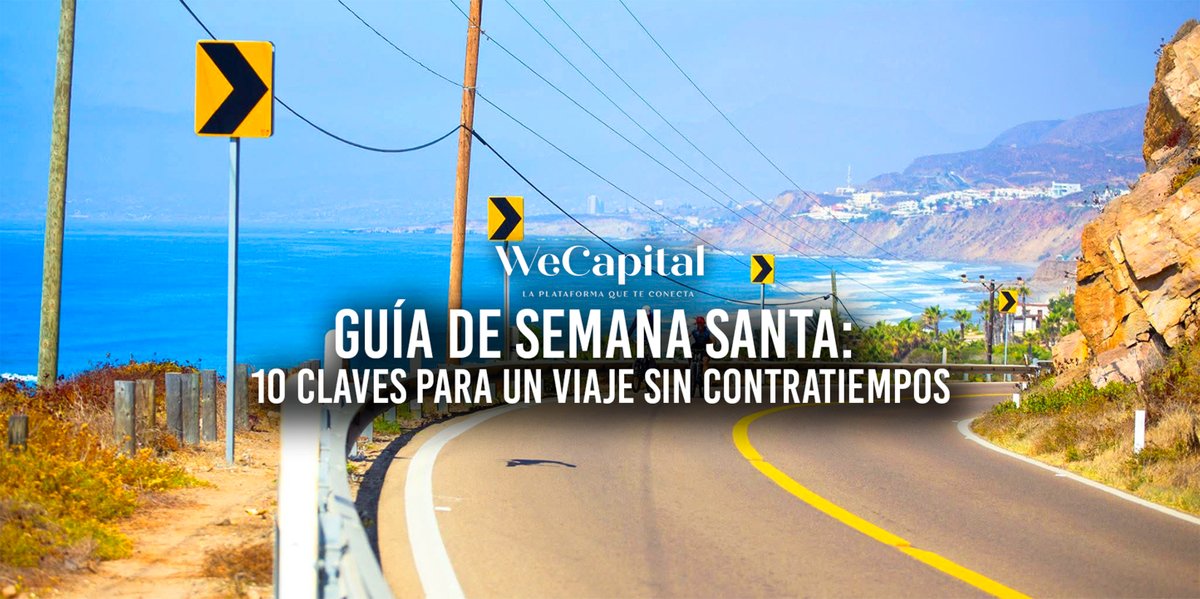 WeCapital's tweet photo. ¿Sales a carretera esta #SemanaSanta? 🚗💨🌵 

Preparamos 10 claves esenciales para que tu trayecto por Baja California sea seguro, fluido y sin contratiempos 📍🛣️✅ Lee la guía completa aquí: 👇
https://t.co/DNIoimeewH https://t.co/6z2PBcbvxp