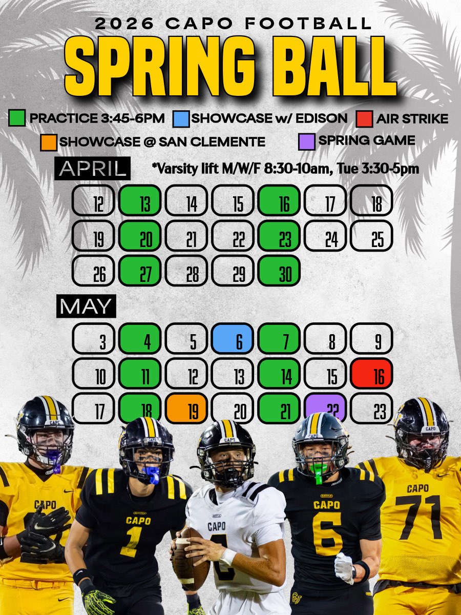 Capo Valley Football tweet media