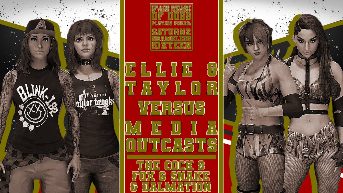 THIS SATURDAY! It's number one contendership for the Gemini Championship as <a href="/quinnsane/">ELLIE QUINN.</a> teams up with <a href="/tbrookspw/">🩸taylor brooks🩸</a> to take on <a href="/SJRaeChirp/">SJ Rae & Rebecca Starr</a> with the winners getting a shot at the Jovian Twins at Welcome to the Cult of the bootleg fed