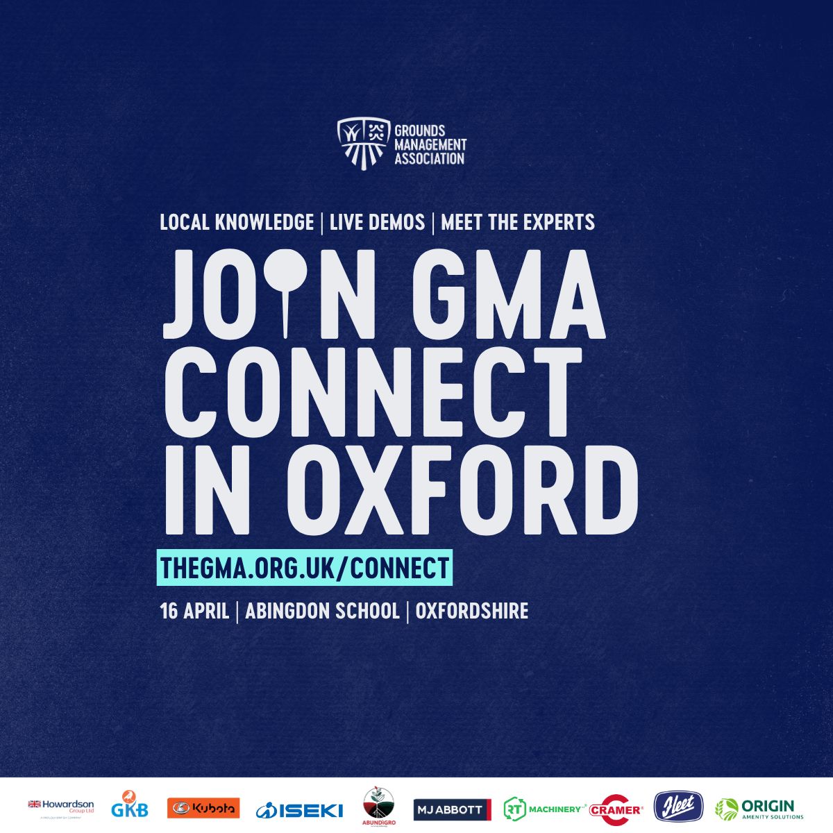 wearetheGMA's tweet photo. The first GMA Connect Event takes place at @abingdonschool in Oxfordshire on 16 April.

There's still chance to secure your spot to to explore solutions you can take straight back to own sites. Grab a ticket here: https://t.co/CpZQmpQXf1 

Pssst... GMA members go FREE! 👏 https://t.co/wKC321QiKi