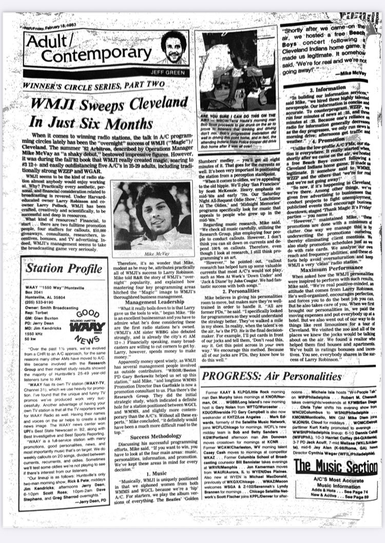 #tbt to 1982 when WMJI scored big in its debut.