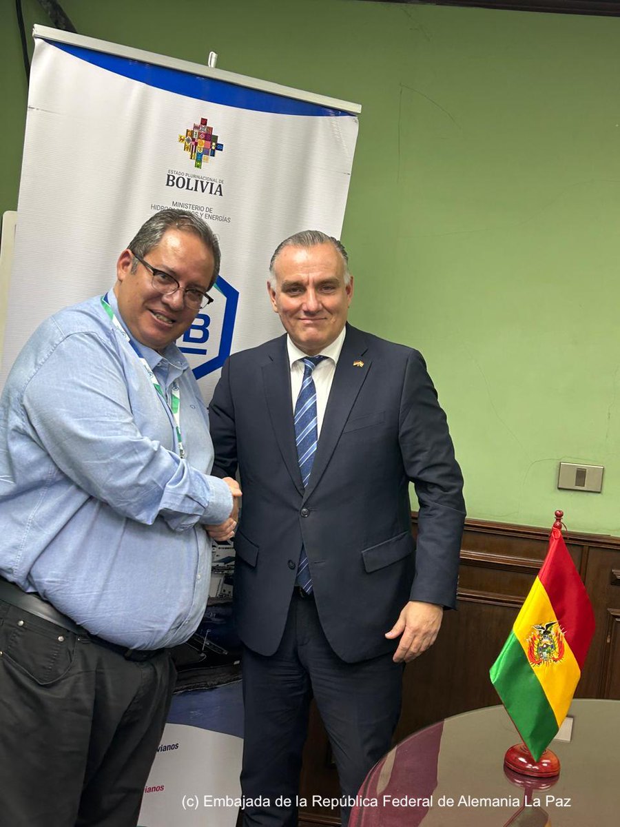 Embajador de Alemania en Bolivia tweet media