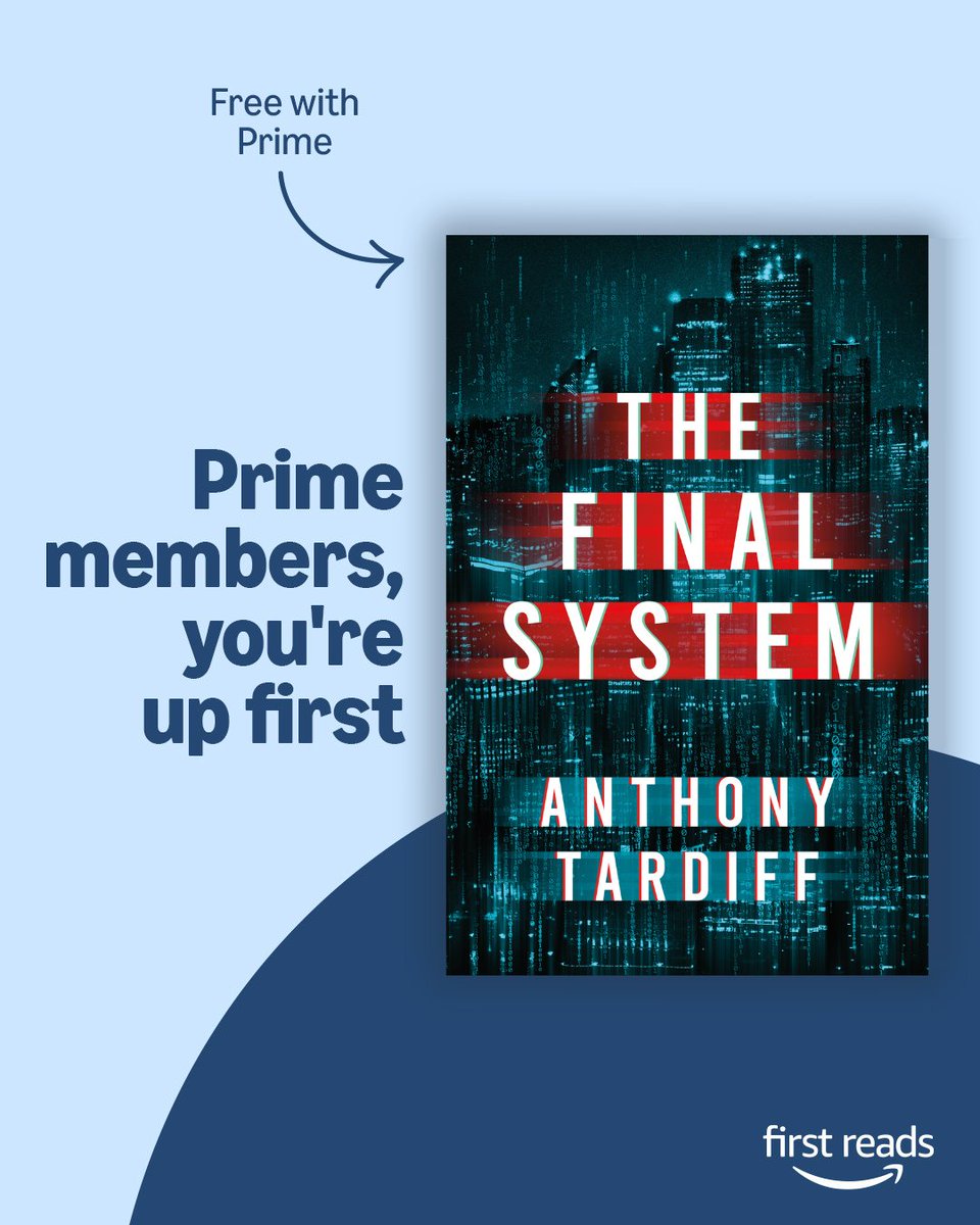 AnthonyTardiff's tweet photo. My AI technothriller is an Amazon First Reads selection for April! If you have Prime, you can get the ebook for free, or $2 if you don't have Prime. (Print and audio will be out May 1.) https://t.co/QAbo3Dv40P