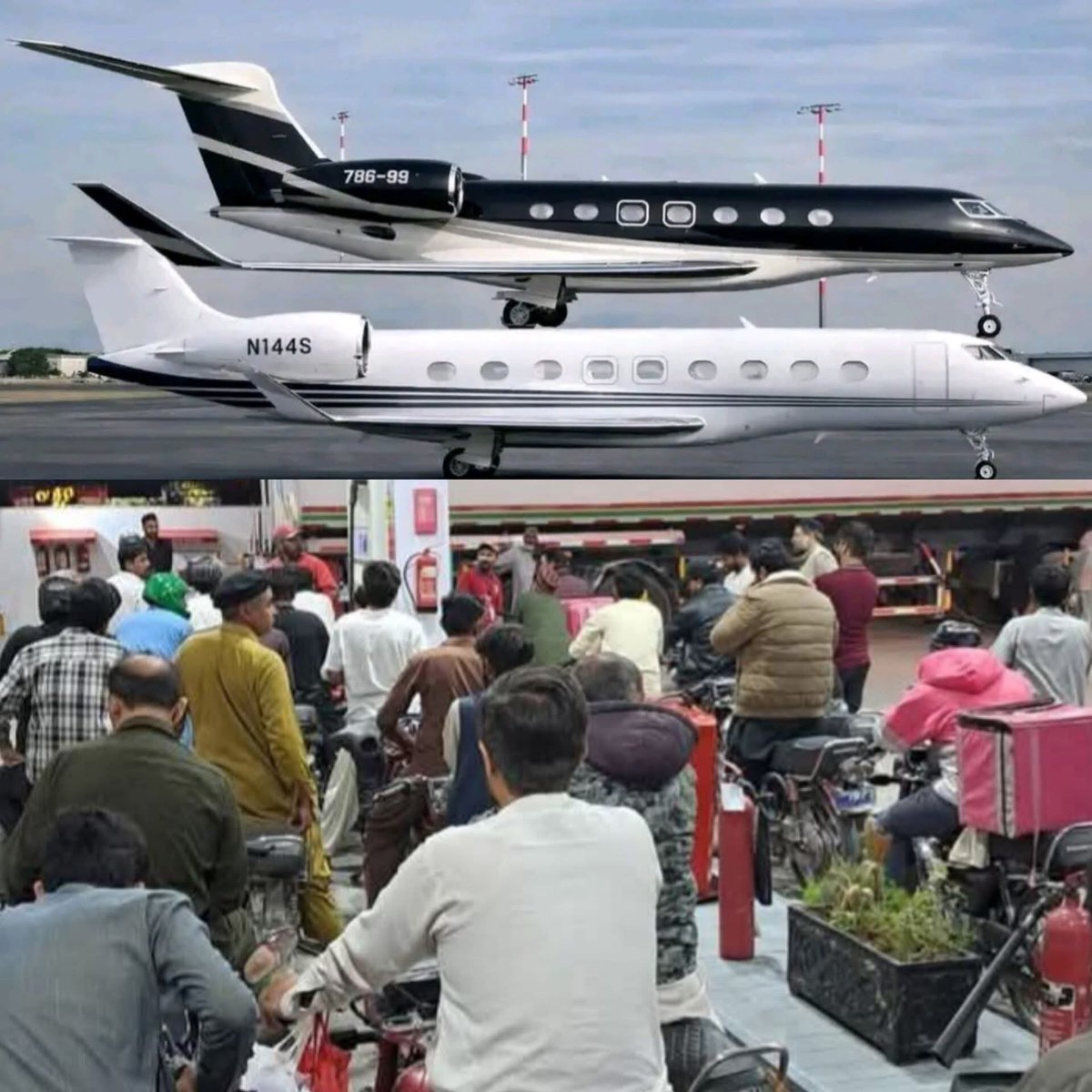 🛑ان دو جہاز کی قیمت 25 کروڑ پاکستانیوں کی جیب سے دی جا رہی ہے💔