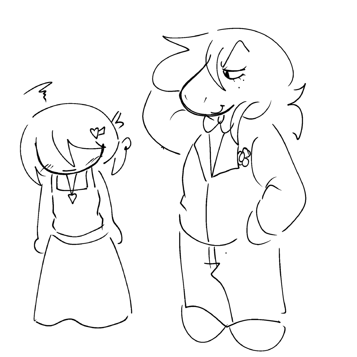 OnCrackNugget's tweet image. Old Doodles
#deltarune #krusie