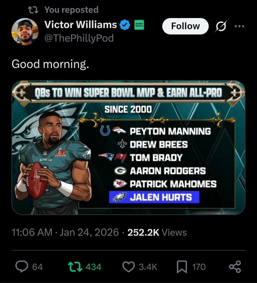 Philly Grown SB LII and LIX Champs🦅🦅 🏆🏆 tweet media