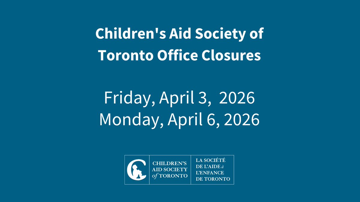 Children's Aid Society of Toronto tweet media