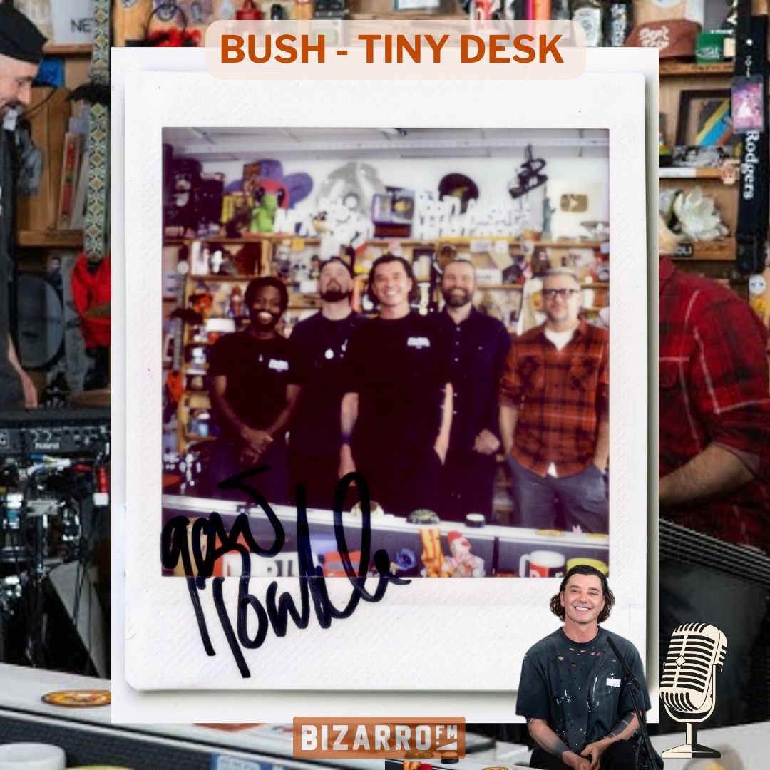 bizarrofm's tweet image. 📻🔥 El #TinyDesk de @bushofficial 
que nos transporta directo a los 90s.

🎸✨ Revive el sonido icónico  en una sesión íntima y llena de energía. Desde “Glycerine” hasta los clásicos que marcaron una era, ¡este Tiny Desk es pura nostalgia! 🔊 

 #90sVibes #AlternativeRock