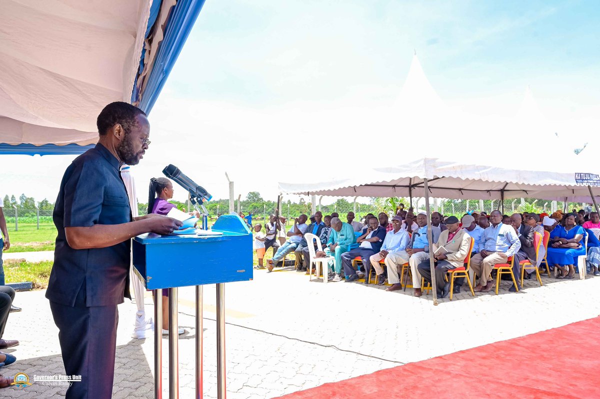 Today, in Pap Konam Village, Seme Sub-County, we marked a defining milestone in our collective journey to transform livelihoods and secure the future of our county.

The commissioning of the Pap Konam Agricultural Training Centre is not merely the unveiling of infrastructure; it