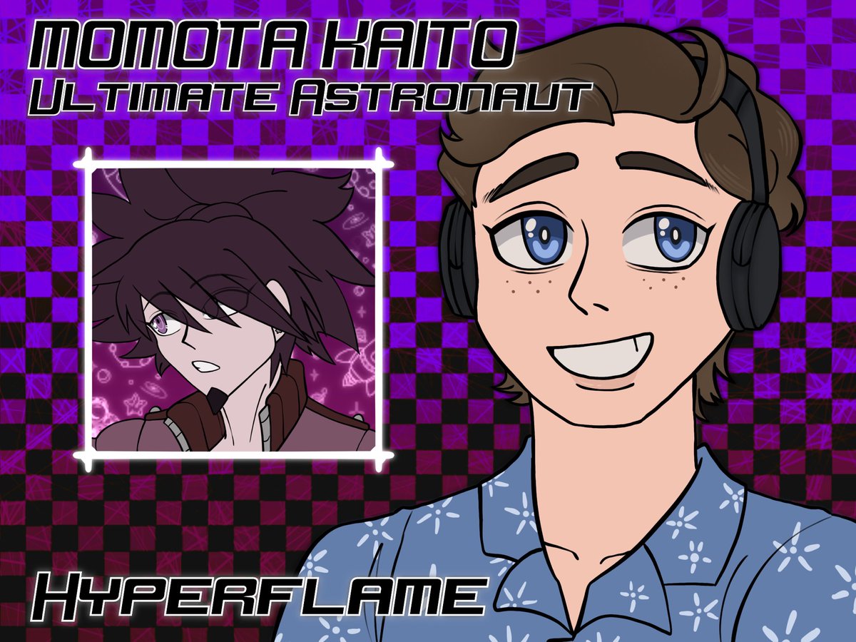🚀ROLE ANNOUNCEMENT🚀

Excited to be playing my favorite luminary of the stars, Kaito Momota in Danganronpa Sin’s Rebirth! Kaito is my favorite Danganronpa character and Kyle Hebert is a big VA inspiration for me so I’m grateful I get to honor his wonderful performance!