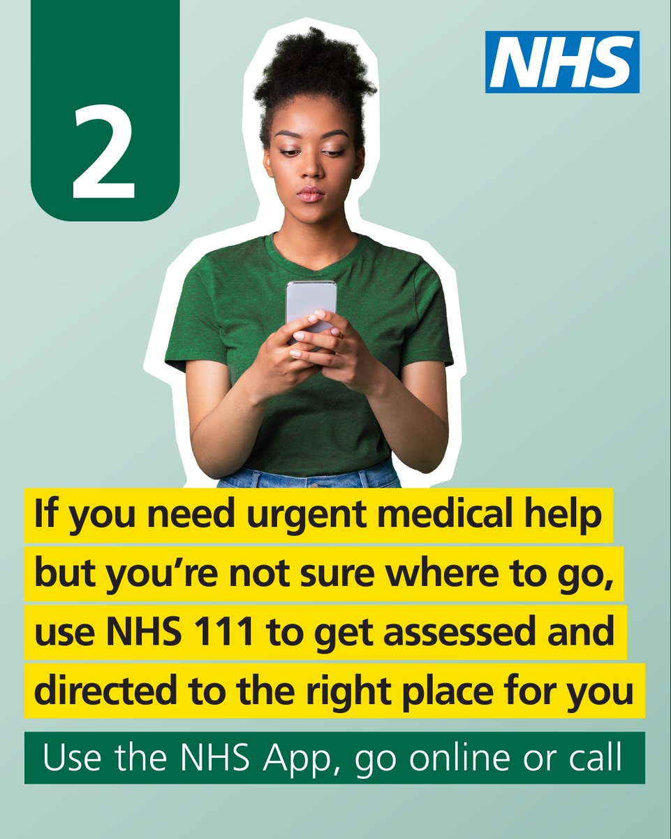 NHSuk's tweet photo. From 7am today and continuing into next week, some NHS services will be affected due to strike action.  

Here’s what you need to know about accessing NHS care during this time ⬇️
