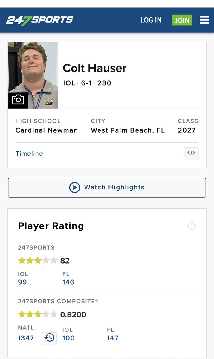 Colt Hauser 27’ 3⭐️ tweet media