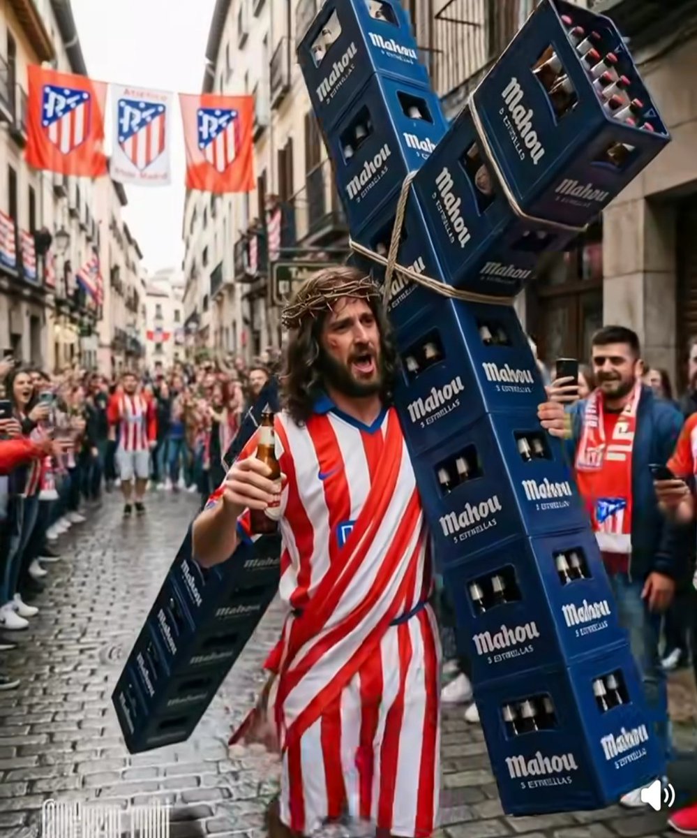 JESUCRISTO ES DEL ATLETI.
SIN DUDA.
SUFRIMOS INJUSTICIAS COMO SUFRIO EL.