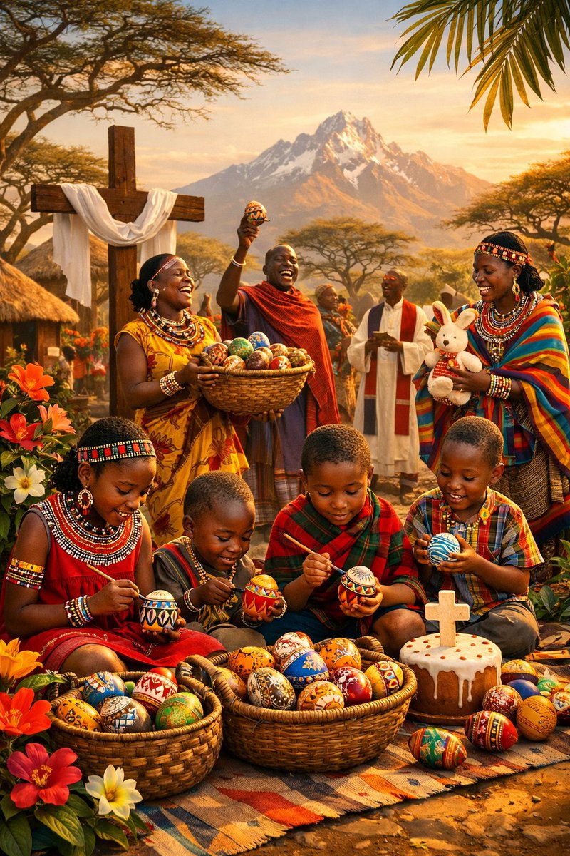 russembkenya's tweet image. 🌸 Happy Easter to all our friends in Kenya celebrating today! 
May your day be filled with joy, love, and the spirit of renewal🐣✝️
#Easter #Kenya #HappyEaster

P.S. How do you find this African-Maasai style Easter celebration?