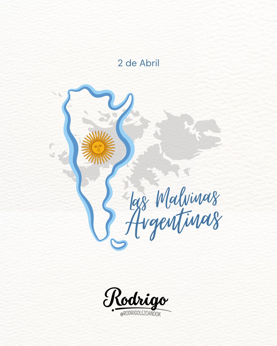Rodrigolezcanok's tweet photo. Hoy conmemoramos el Día del Veterano y de los Caídos en la Guerra de Malvinas. Recordamos con respeto y orgullo a quienes lucharon por la soberanía de nuestras islas. Las Malvinas son y serán argentinas 
🇦🇷 #2deAbril #MalvinasArgentinas #Soberanía https://t.co/bO7U5LVV3J