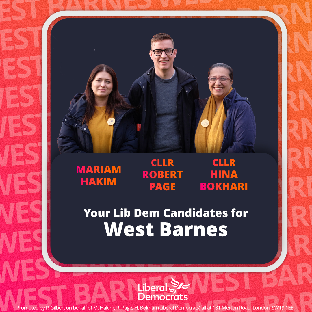 Wimbledon & Merton Lib Dems🔶 tweet media