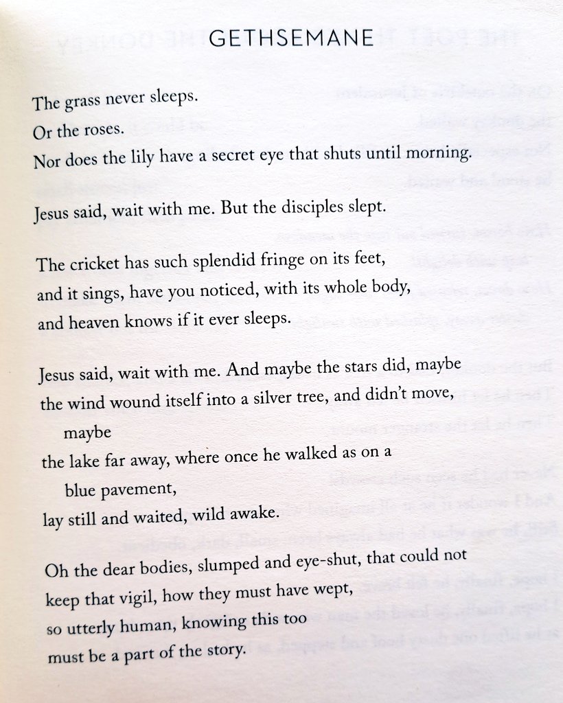 And with the same title...

• Mary Oliver •