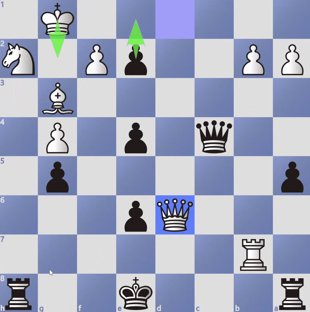 NMRobertRamirez's tweet photo. Here you have @Mallikarjunan giving you the first move. Can you find the finish for this mate in 3? 😎 https://t.co/bYdQdLUOCT