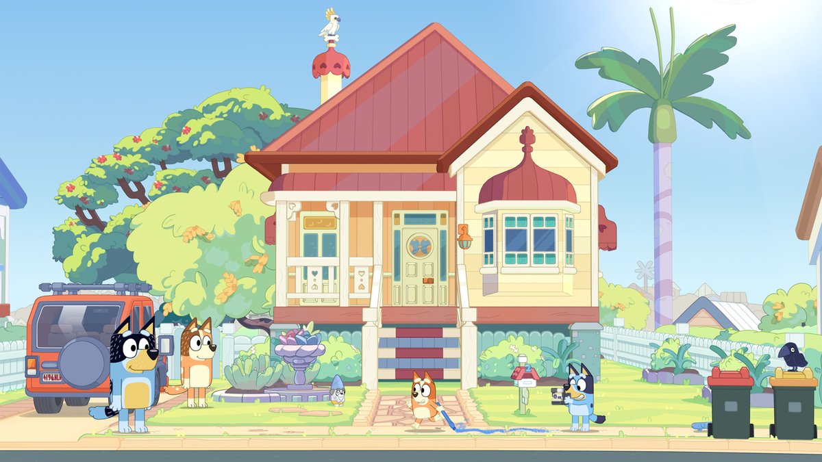 Bluey_jp's tweet photo. ブルーイの新作ゲーム『ブルーイのハッピースナップ』が、今年後半に発売決定✨

パパの古いカメラを見つけたブルーイとビンゴが、家族旅行に出かけて人気スポットで写真を撮ったり、ゲームをしたりするよ📷

日本語で各種ゲーム機やPC向けに対応🎮
みんな楽しみに待っていてね💙🧡

#ブルーイ
#bluey https://t.co/RZYCGRocDX