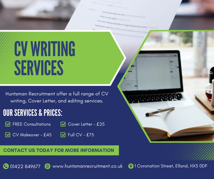 HuntsmanRec's tweet photo. Struggling to write your CV? We can help your CV showcase you at your very best!

We offer everything from CV updates, to full rewrites, to cover letters.

🔗Visit our website for more information https://t.co/AngslMqPCF

#CVWriting #JobSearch #CVServices #DreamJob #CVHelp https://t.co/i8uSPcYxLK
