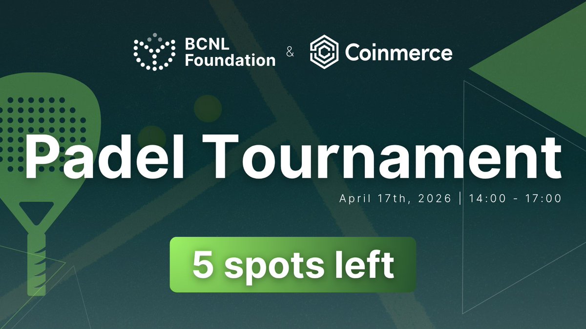 BCNL Foundation (Blockchain Netherlands) tweet media