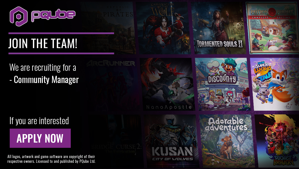We're hiring! 👀 

We are looking for a Community Manager to join the team.

Interested in joining us? You can find out more about the role and apply via our site: pqube.co.uk/join-us/commun…