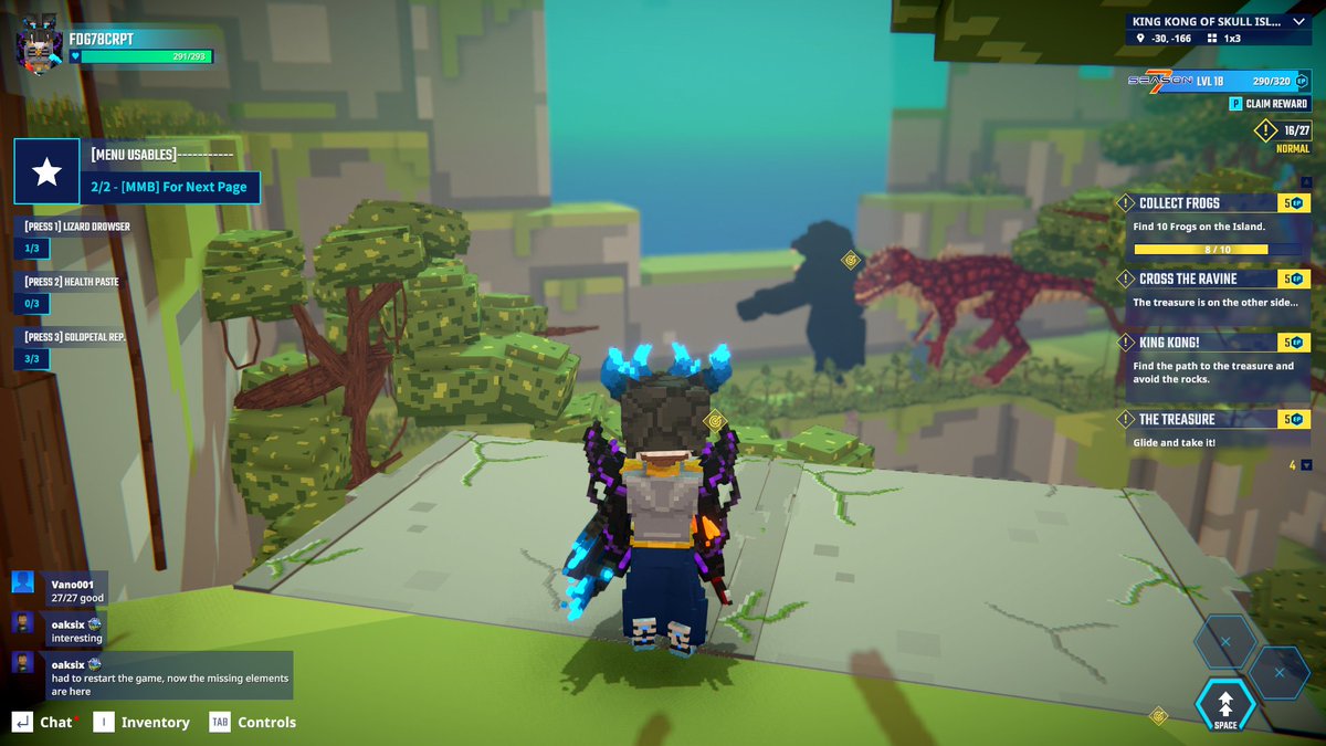 FraDG18's tweet photo. Kong vs Gaw is absolute chaos in The Sandbox Season 7—in the best way. @TheSandboxGame  https://t.co/Tj5CumCJv2 #Season7 https://t.co/MzFpSXZIgn