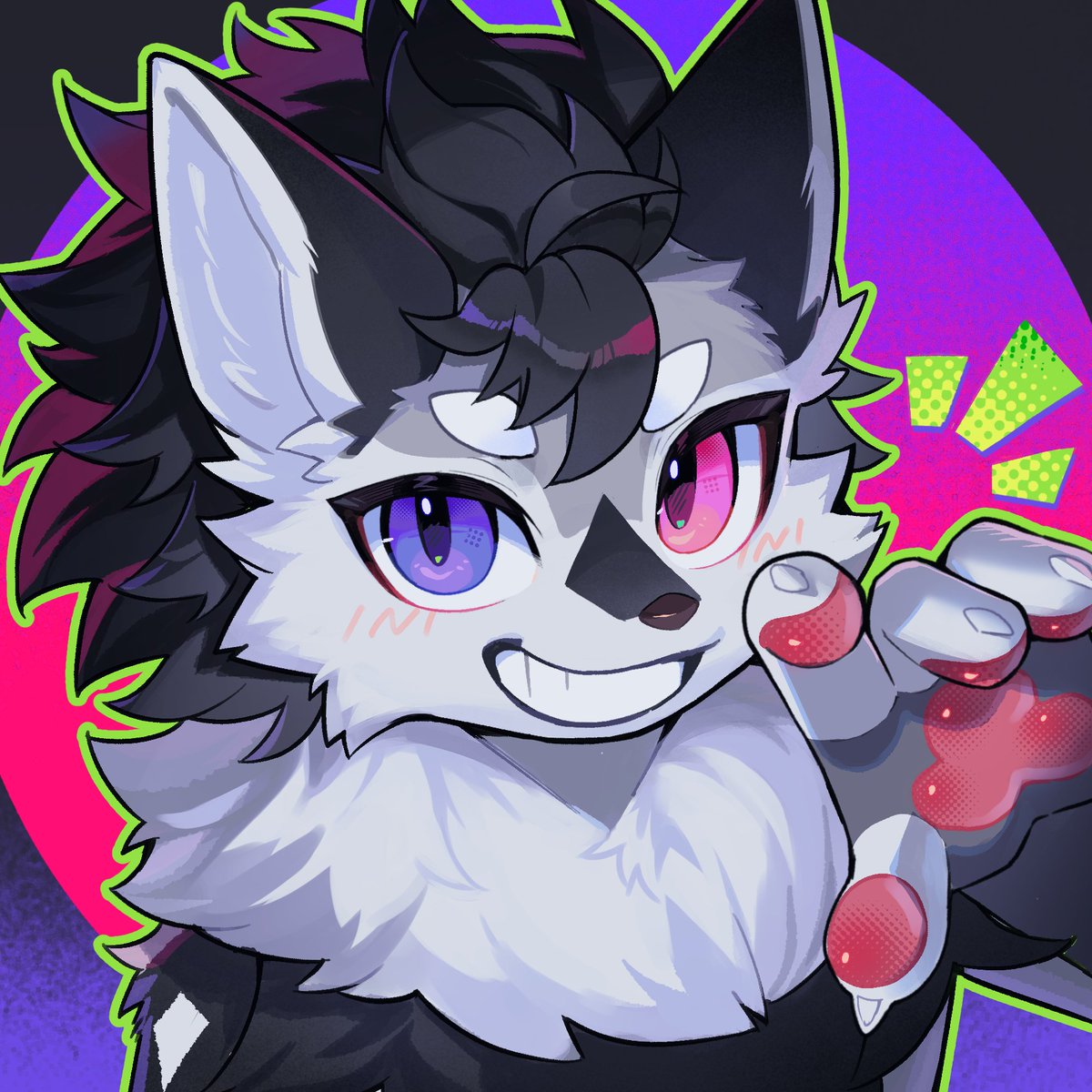 #新しいプロフィール画像
高縞さん（<a href="/shima23k/">高縞✧通販</a>）のイラストコミッションにてアイコンを描いて頂きました！いたずらっ子な感じで可愛い〜🫶🫶🫶