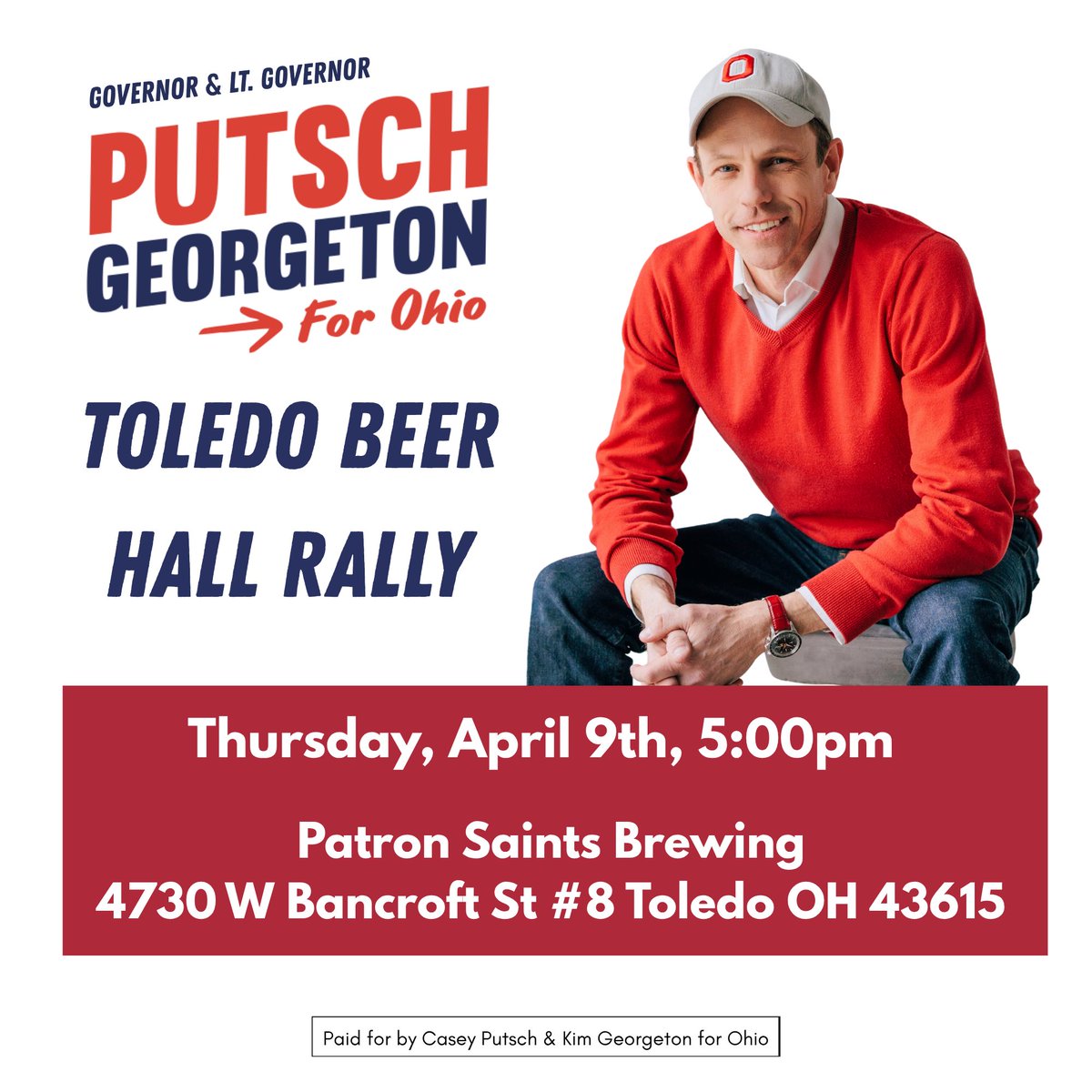 Casey Putsch for Ohio Governor tweet media