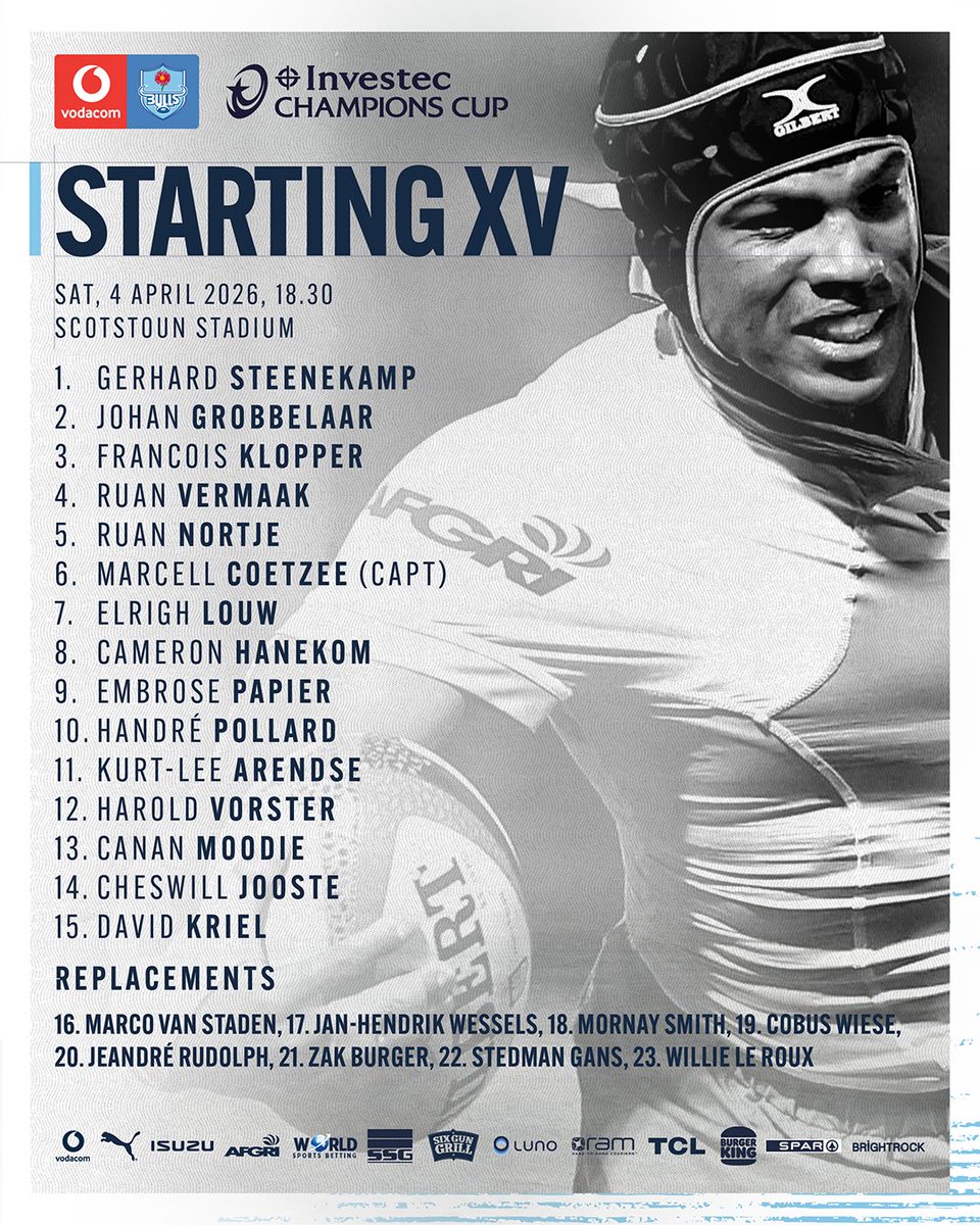 Official Blue Bulls tweet media