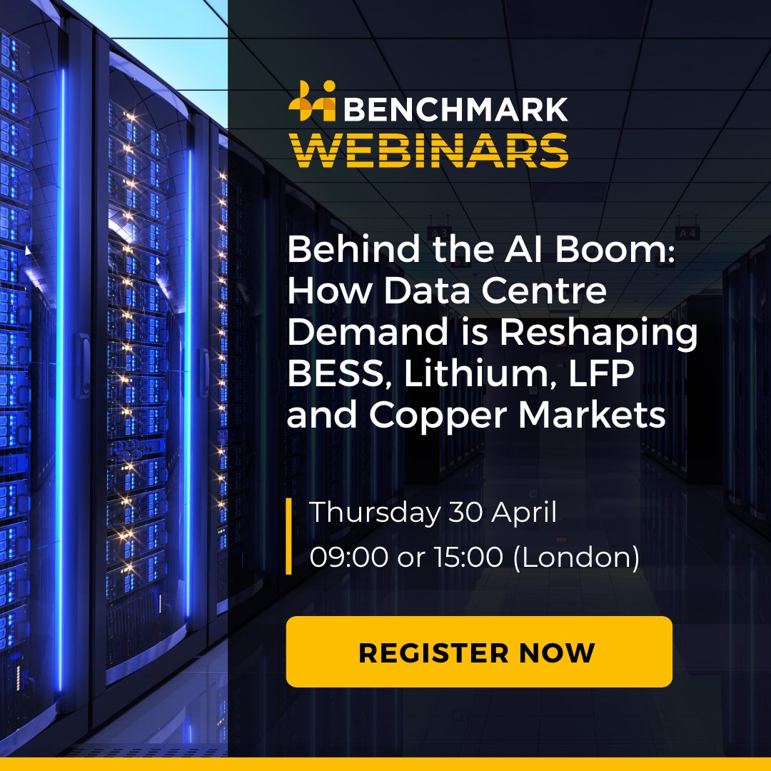 Benchmark Mineral Intelligence tweet media