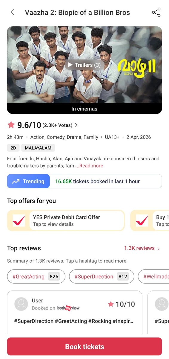 ravuthar_1's tweet image. Thookal 🔥What an entry in MWOOD!
#vaazha2 #hashir #mohanlal
