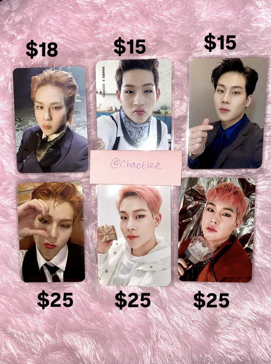 chaetlee's tweet photo. 몬스타엑스 포카 양도 

💵prices in usd

💰paypal (f&amp;f/g&amp;s)
💌ww

wts monsta x jooheon pohotocard
몬스타엑스 포카 양도 jooheon pc jh honey https://t.co/Ez0ZjSwzov